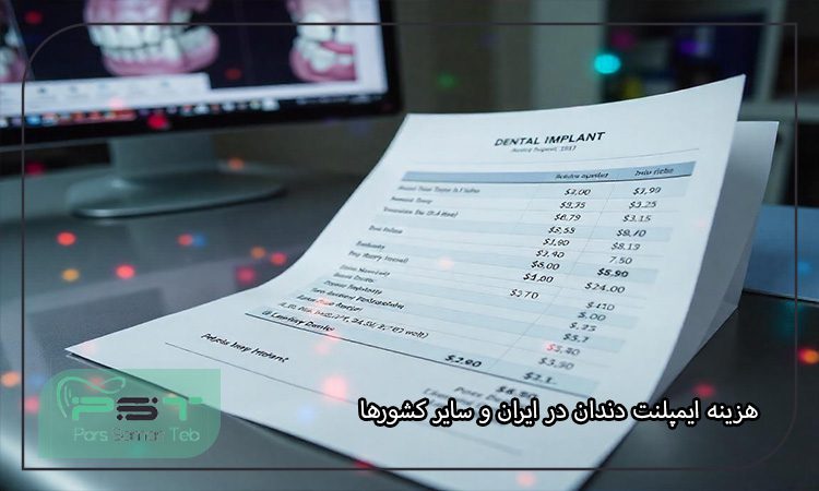 هزینه ایمپلنت دندان در ایران و سایر کشورها